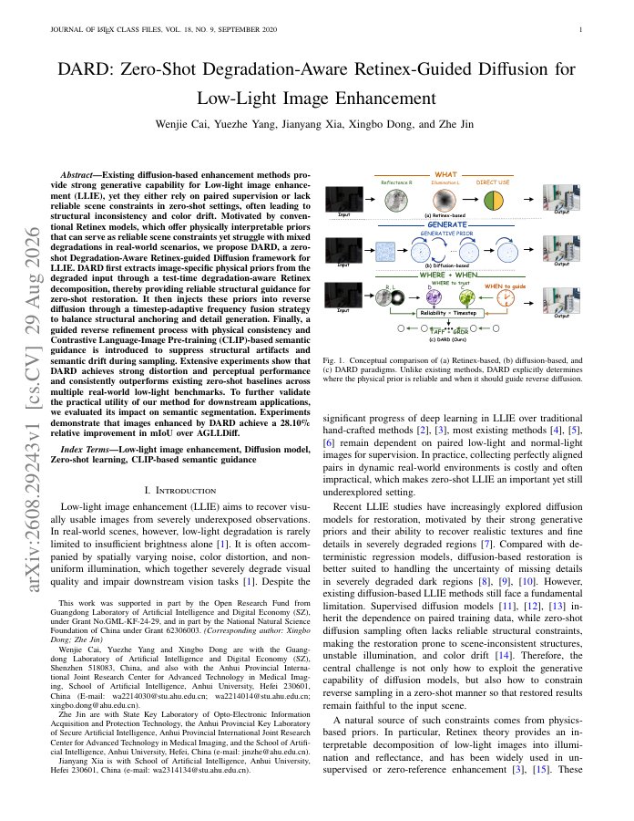 First page of the DARD paper