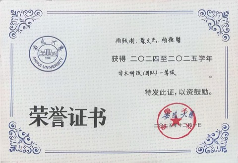Academic Science and Technology Team First Prize